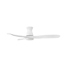 Load image into Gallery viewer, Swell LED Flush Mount Ceiling Fan in Detail.