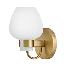 Load image into Gallery viewer, Sylvie Wall Light in Heritage Brass.