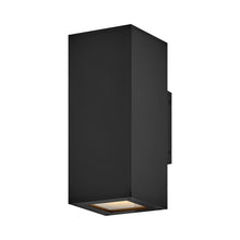 Load image into Gallery viewer, Tetra Outdoor Wall Light in Black (2-Light).
