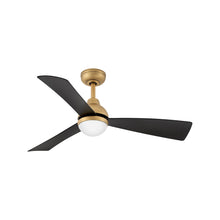 Load image into Gallery viewer, Una LED Ceiling Fan in Heritage Brass (44-Inch).