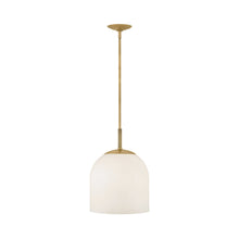 Load image into Gallery viewer, Willa Pendant Light in Heritage Brass.