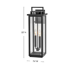 Load image into Gallery viewer, Winthorpe Outdoor Wall Light - line drawing.
