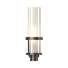Load image into Gallery viewer, Alcove Outdoor Post Light in Coastal Black (Frosted Glass).