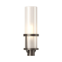 Load image into Gallery viewer, Alcove Outdoor Post Light in Coastal Dark Smoke (Frosted Glass).