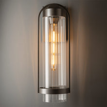 Load image into Gallery viewer, Alcove Outdoor Wall Light in Detail.