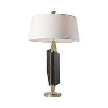 Load image into Gallery viewer, Cambrian Table Lamp in Modern Brass.