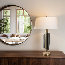 Load image into Gallery viewer, Cambrian Table Lamp in living room.