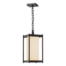 Load image into Gallery viewer, Cela Outdoor Lantern in Coastal Burnished Steel (Opal Glass/Medium).