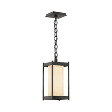 Load image into Gallery viewer, Cela Outdoor Lantern in Oil Rubbed Bronze (Opal Glass/Medium).
