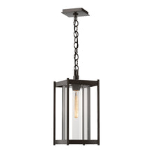 Load image into Gallery viewer, Cela Outdoor Lantern in Coastal Bronze (Clear Glass/Large).