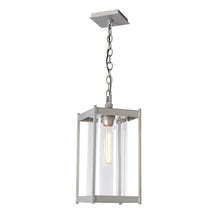 Load image into Gallery viewer, Cela Outdoor Lantern in Coastal Black (Opal Glass/Large).