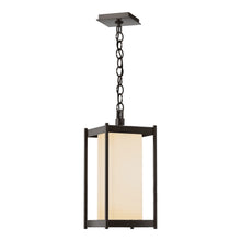 Load image into Gallery viewer, Cela Outdoor Lantern in Coastal Bronze (Opal Glass/Large).