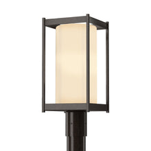 Load image into Gallery viewer, Cela Outdoor Post Light in Coastal Bronze (Opal Glass).