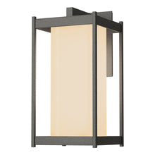 Load image into Gallery viewer, Cela Outdoor Wall Light in Natural Iron (Opal Glass/Large).