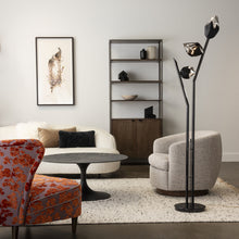 Load image into Gallery viewer, Chrysalis Floor Lamp in living room.