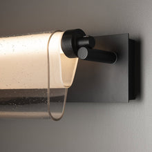 Load image into Gallery viewer, Draped LED Bath Bar Light in Detail.