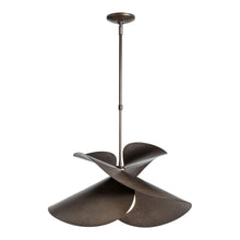 Load image into Gallery viewer, Hibiscus Pendant Light in Small/Short/Dark Smoke.