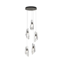 Load image into Gallery viewer, Luma Round Multi Light Pendant Light in Natural Iron (Standard/5-Light).