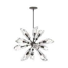 Load image into Gallery viewer, Luma Starburst Pendant Light in Dark Smoke.