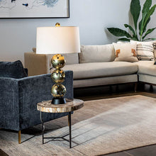 Load image into Gallery viewer, Pangea Tall Table Lamp in living room.