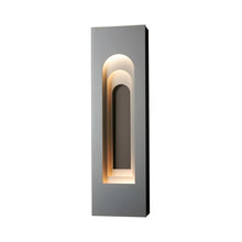 Load image into Gallery viewer, Procession Arch Outdoor Wall Light in Coastal Burnished Steel/Oil Rubbed Bronze (Small).