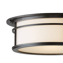 Load image into Gallery viewer, Province Outdoor Flush Mount Ceiling Light in Detail.