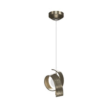 Load image into Gallery viewer, Riza Mini Pendant Light in Soft Gold.