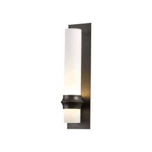 Load image into Gallery viewer, Rook Outdoor Wall Light in Coastal Dark Smoke (Medium).