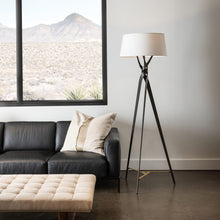 Load image into Gallery viewer, Tryst Floor Lamp in living room.