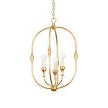 Load image into Gallery viewer, Baltic Pendant Light in Vintage Gold Leaf (3-Light).