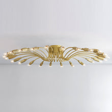 Load image into Gallery viewer, Barney Semi Flush Mount Ceiling Light in Detail.