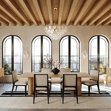 Load image into Gallery viewer, Darcia Chandelier in dining room.