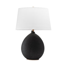 Load image into Gallery viewer, Denali Table Lamp in Dust Black.