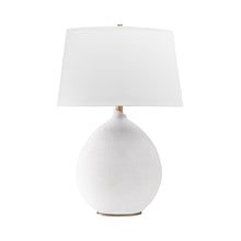 Load image into Gallery viewer, Denali Table Lamp in White.