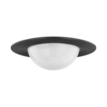 Load image into Gallery viewer, Geraldton LED Flush Mount Ceiling Light in Distressed Bronze (Large).