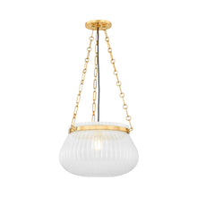 Load image into Gallery viewer, Granby Pendant Light in Aged Brass (Large).