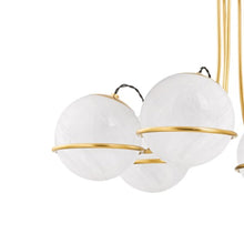 Load image into Gallery viewer, Hingham Chandelier in Detail.