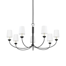 Load image into Gallery viewer, Montpelier Chandelier in Aged Iron (7-Light).