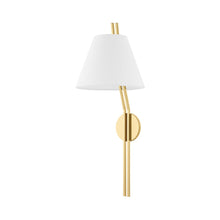Load image into Gallery viewer, Shokan Wall Light in Aged Brass.