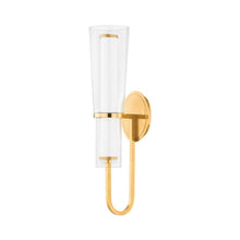 Load image into Gallery viewer, Vancouver LED Wall Light in Aged Brass.