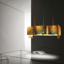 Load image into Gallery viewer, 24 Karat Blau Pendant Light in Detail.