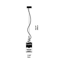 Load image into Gallery viewer, Canned Light Pendant Light - line drawing.