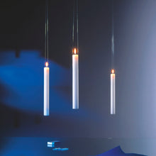 Load image into Gallery viewer, Fly Candle Fly! Pendant Light in Detail.