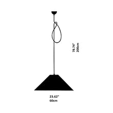 Load image into Gallery viewer, Knitterling Pendant Light - line drawing.