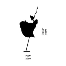 Load image into Gallery viewer, Kokoro LED Table Lamp - line drawing.