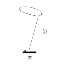 Load image into Gallery viewer, Koyoo LED Table Lamp - line drawing.