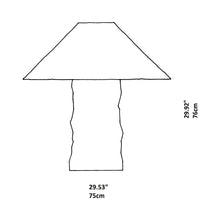Load image into Gallery viewer, Lampampe Table Lamp - line drawing.