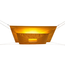 Load image into Gallery viewer, Lil Luxury Semi Flush Mount Ceiling Light in Gold (2-Sail).