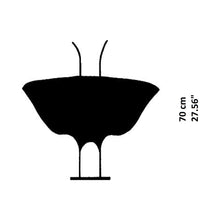 Load image into Gallery viewer, Samurai LED Table Lamp - line drawing.