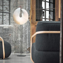 Load image into Gallery viewer, Yoruba Rose LED Floor Lamp in living room.